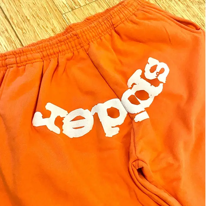 Sp5der Worldwide × Young Thug Sweatpants Orange